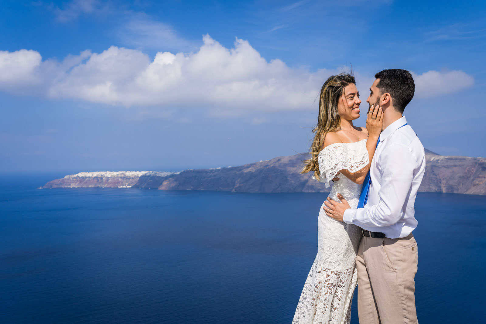 Casamento de Laura e Gabriel em Santorini
