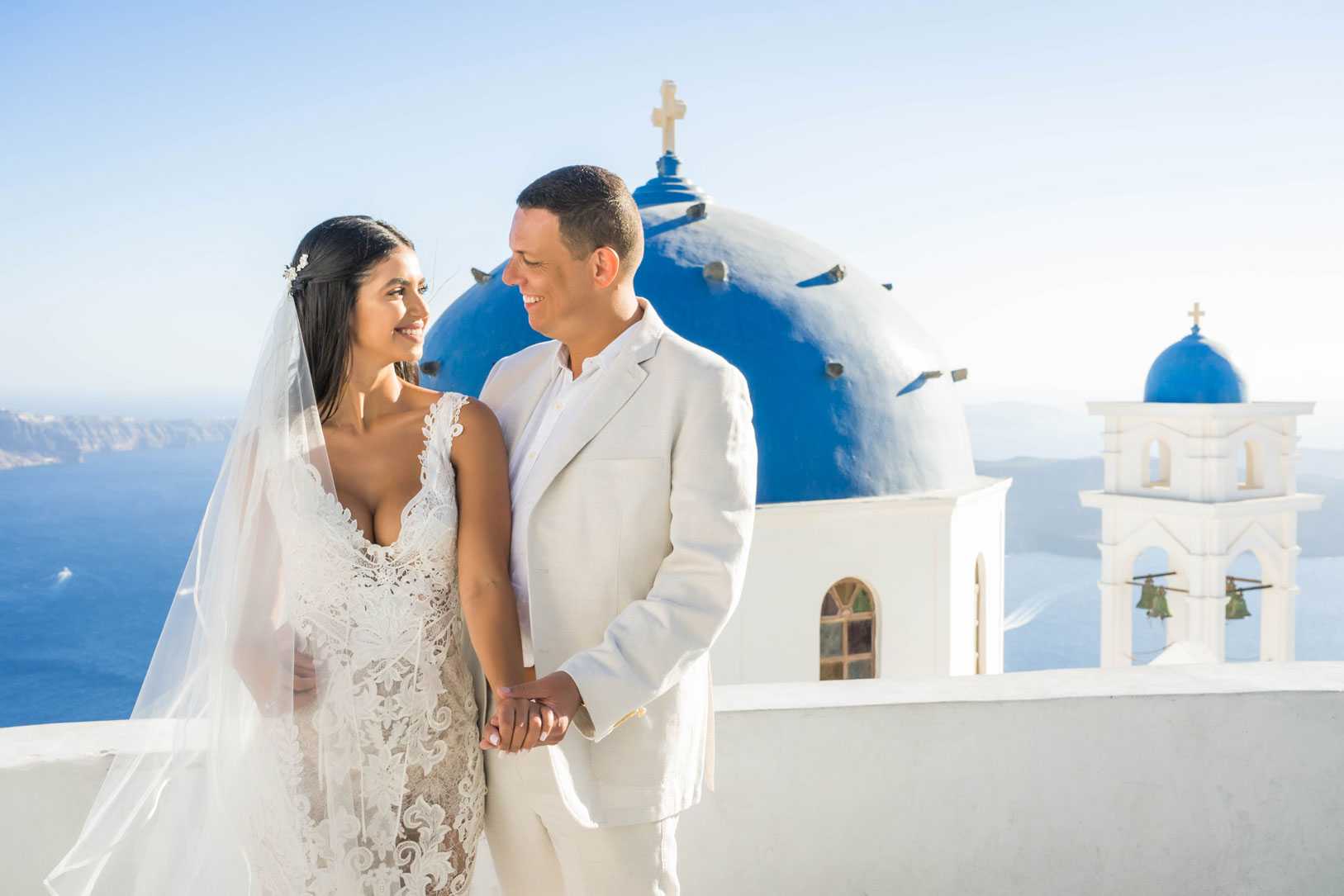 Casamento de Nathane e Vinicius em Santorini