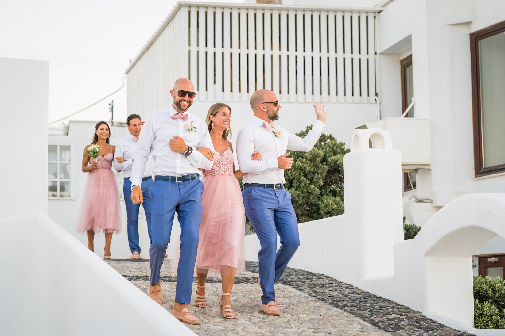 Casamento de Elly e Nick em Santorini