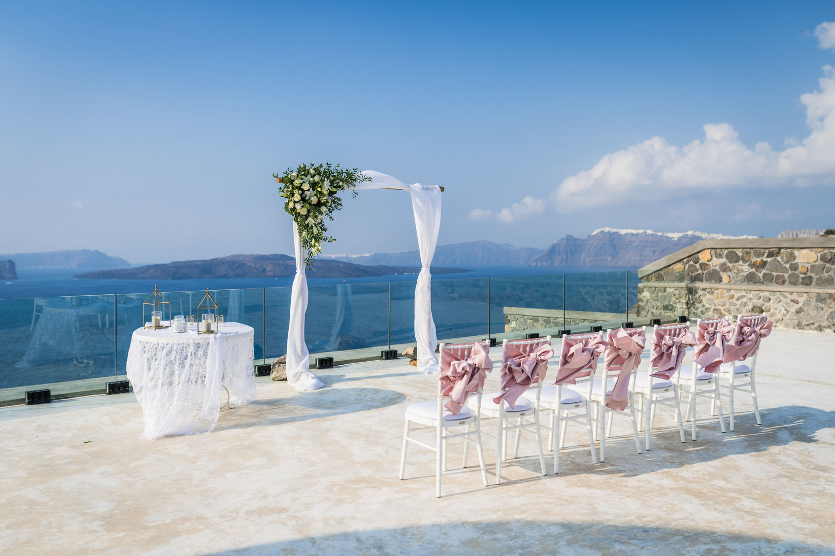 Casamento de Leticia e Gabriel em Santorini