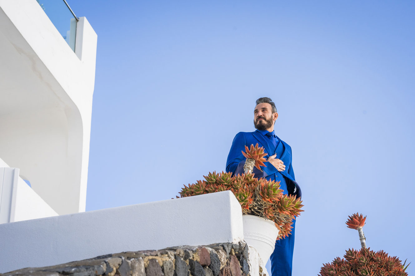 Casamento de Vanele e Alan em Santorini