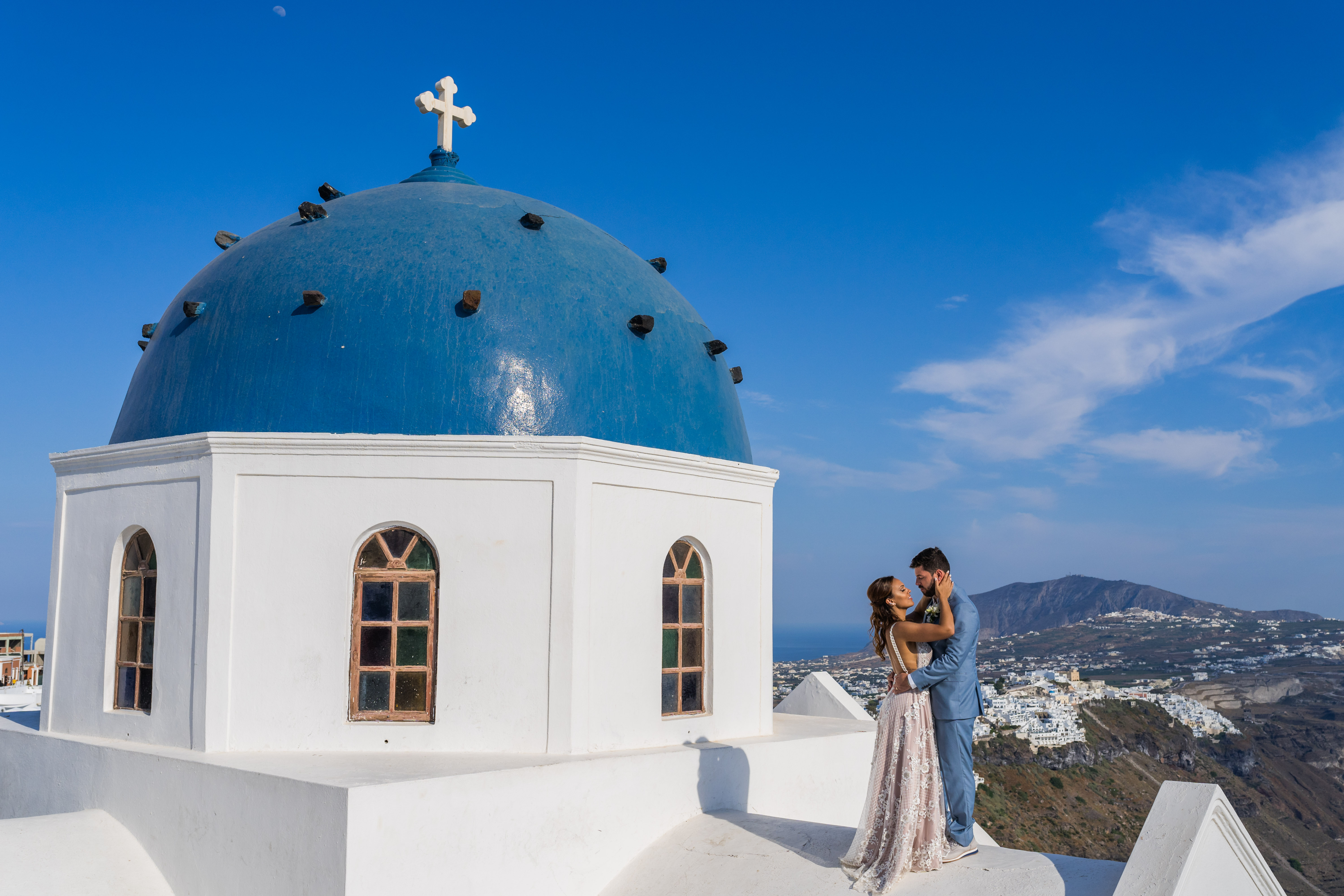 Casamento de Natália e Tiago em Santorini