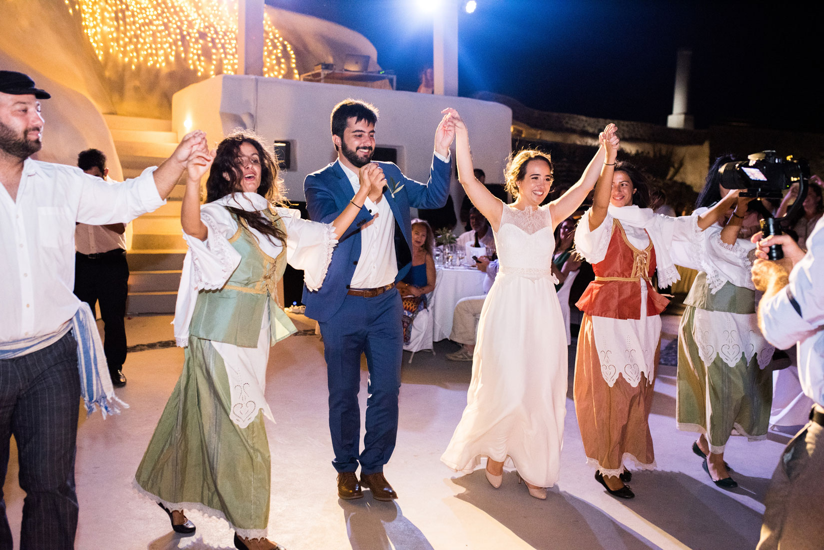 Casamento de Mariana e Stefanos em Santorini
