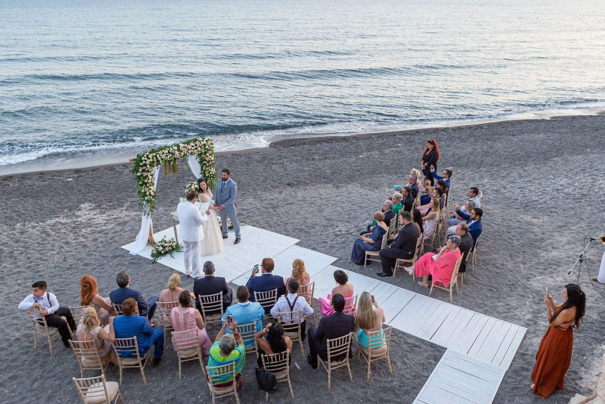 Casamento de Andrea e Andre em Santorini