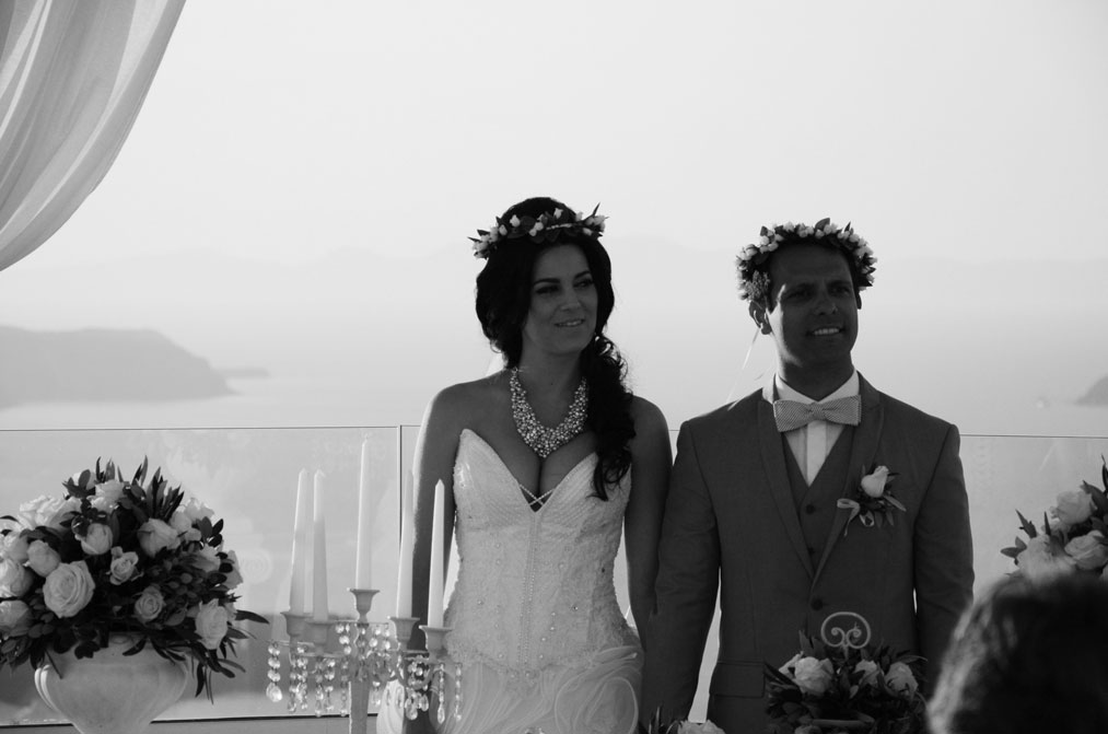 Casamento de Luana e André em Santorini