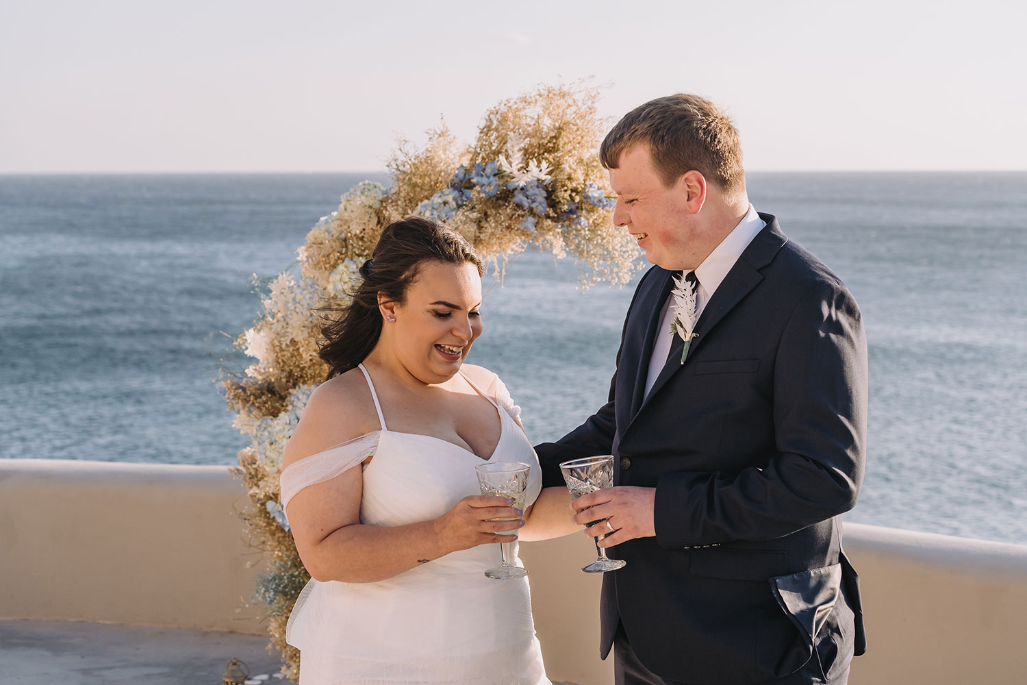 Casamento de Thais e Rodolfo em Santorini