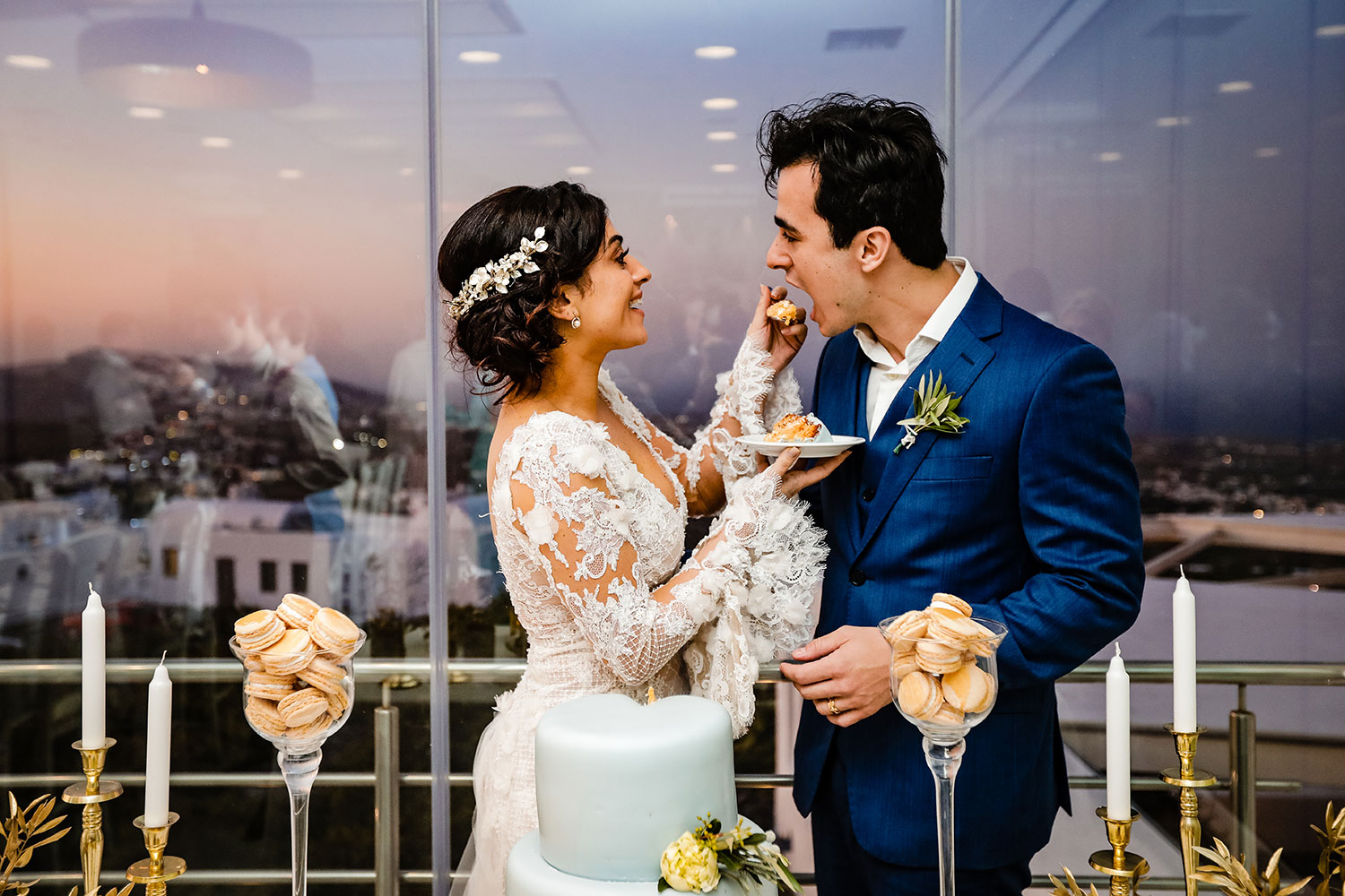 Casamento de Amanda e Alexandre em Santorini