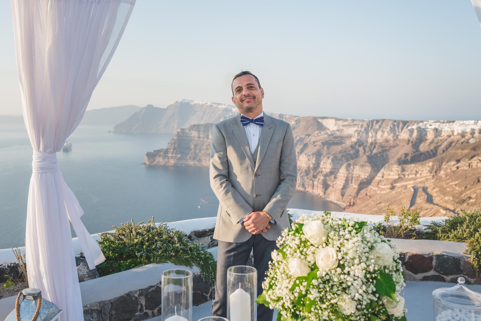 Casamento de Giuliana e Marcos em Santorini