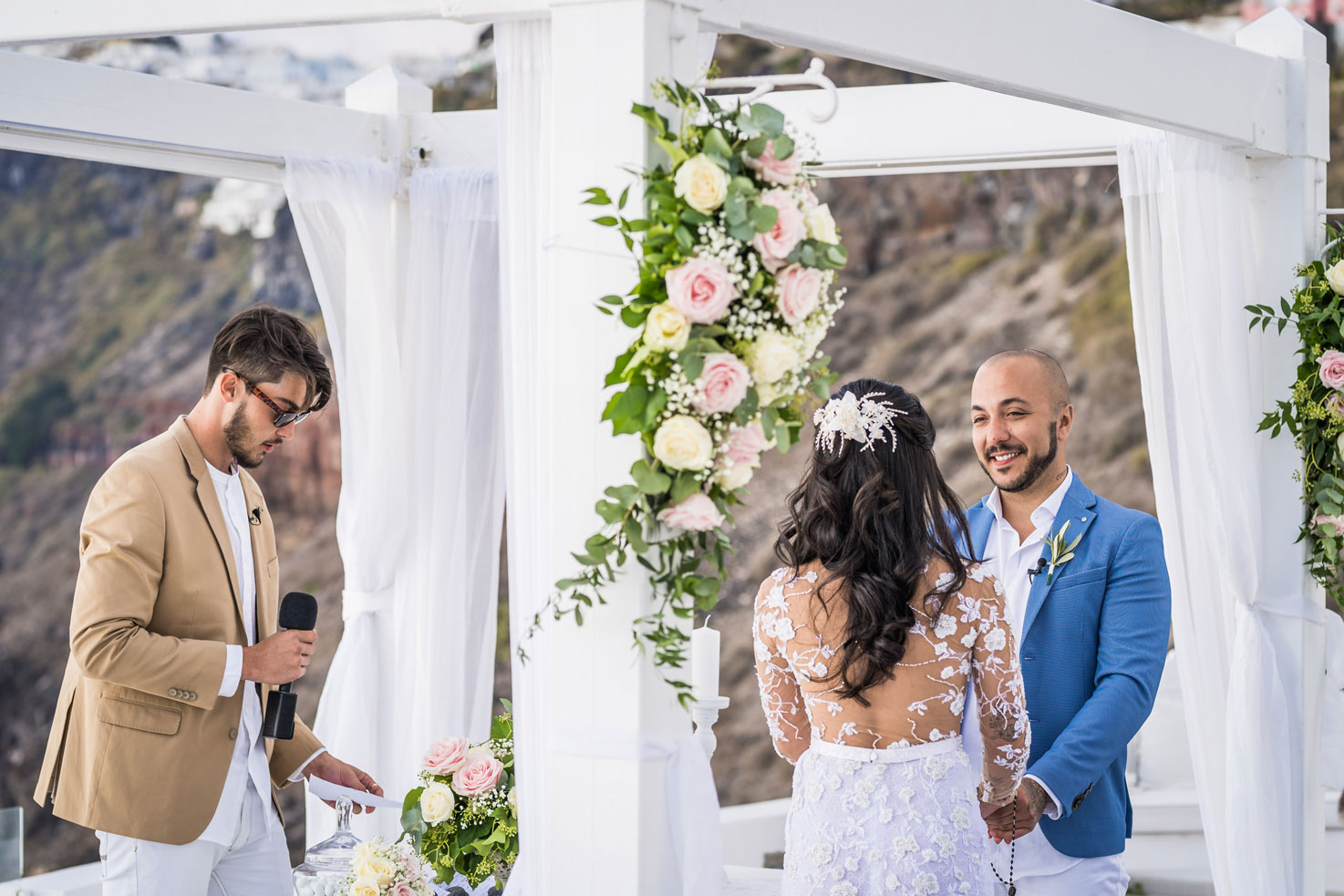 Casamento de Vanessa e Gabriel em Santorini