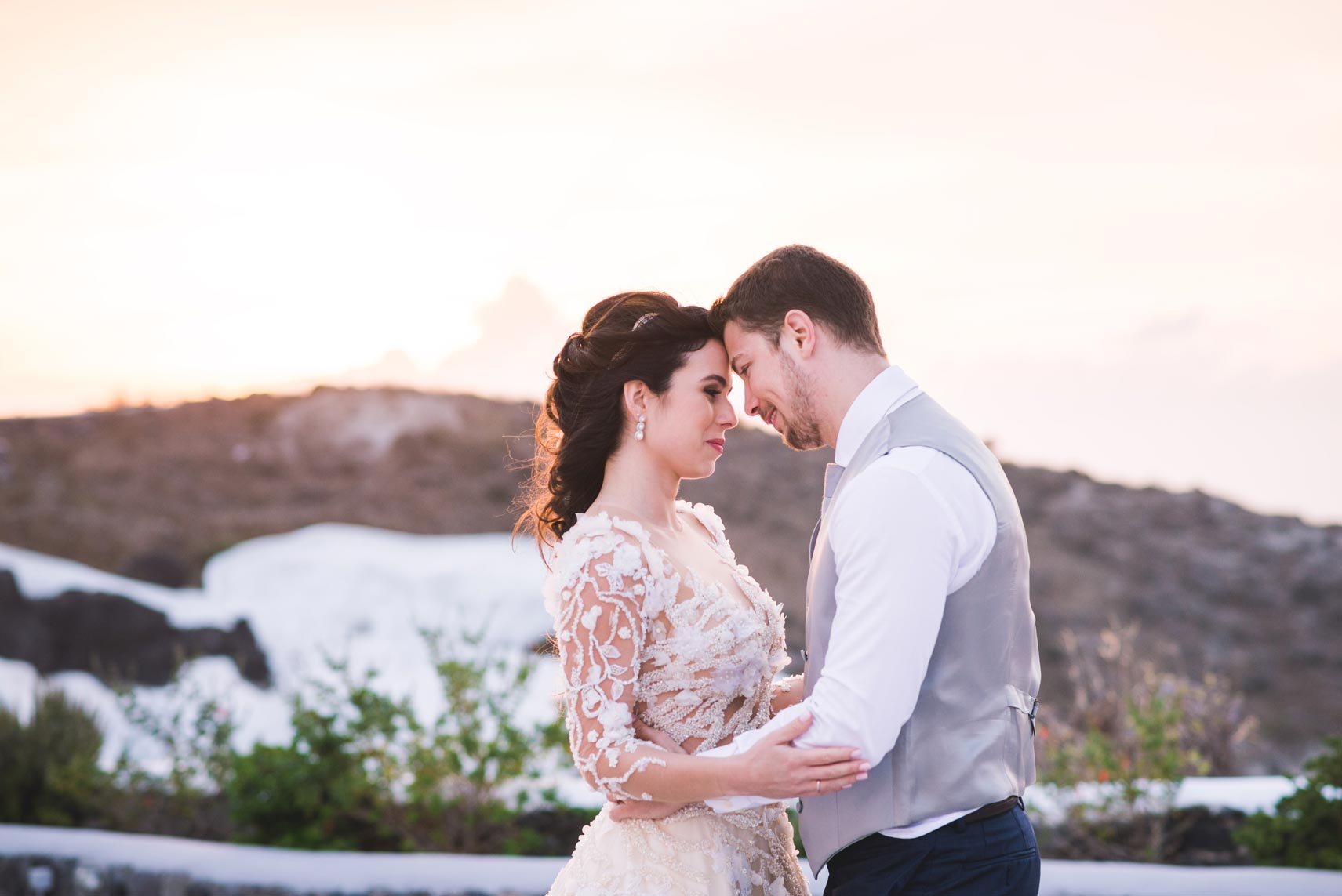 Casamento de Yasmin e Diego em Santorini