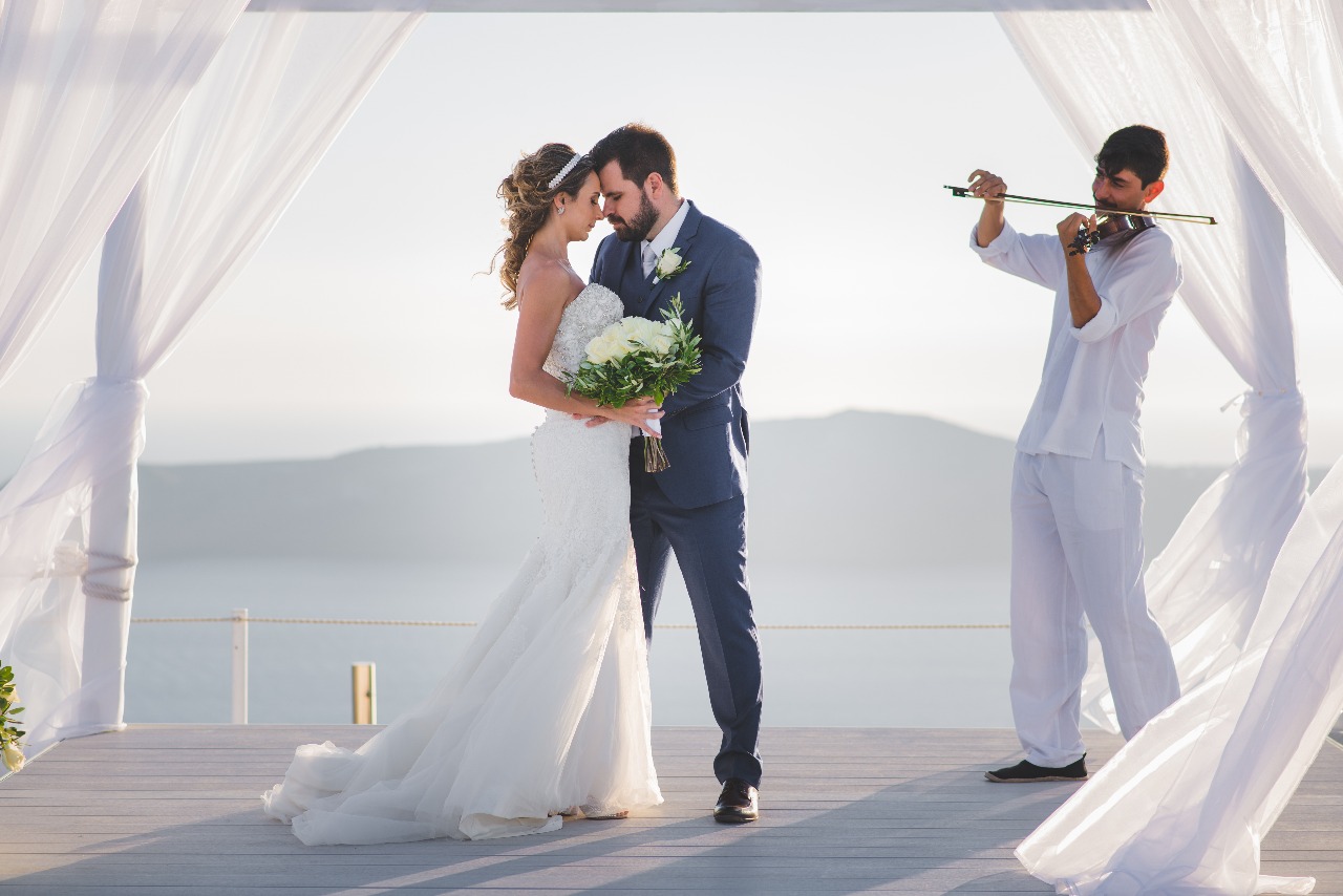 30 fotos de Casamento em Santorini para inspiração!