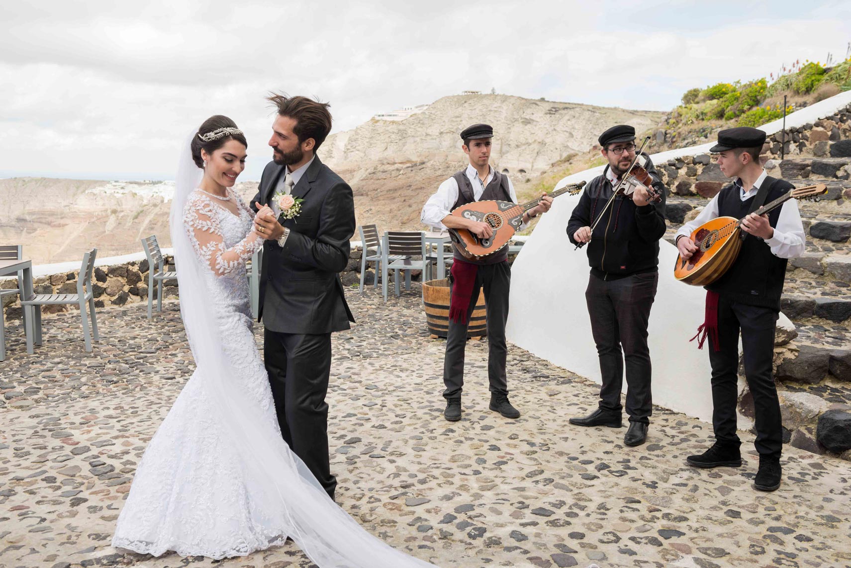 Casamento de Fernanda e Marcelo em Santorini