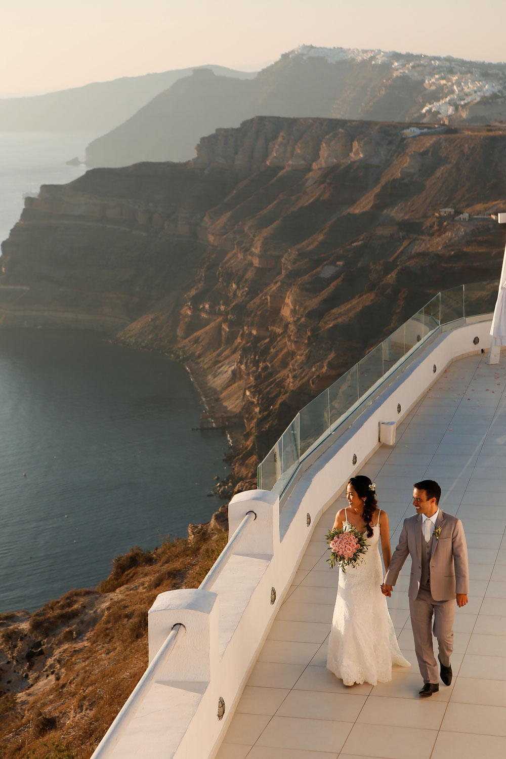 Casamento de Denise e Alessandri em Santorini