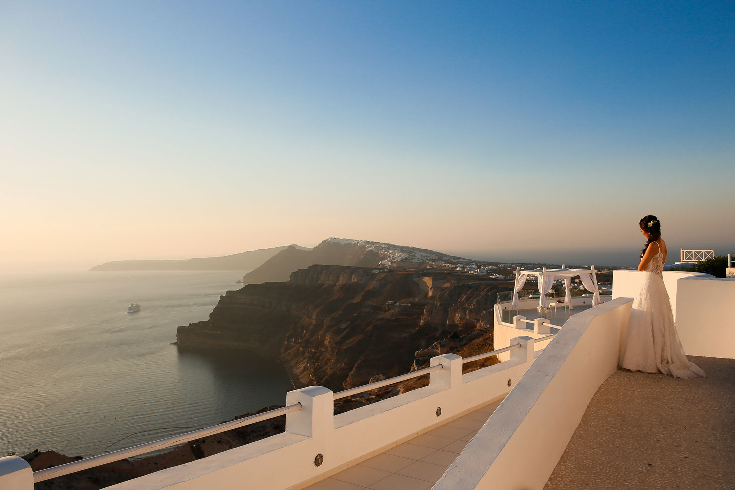 Casamento de Denise e Alessandri em Santorini