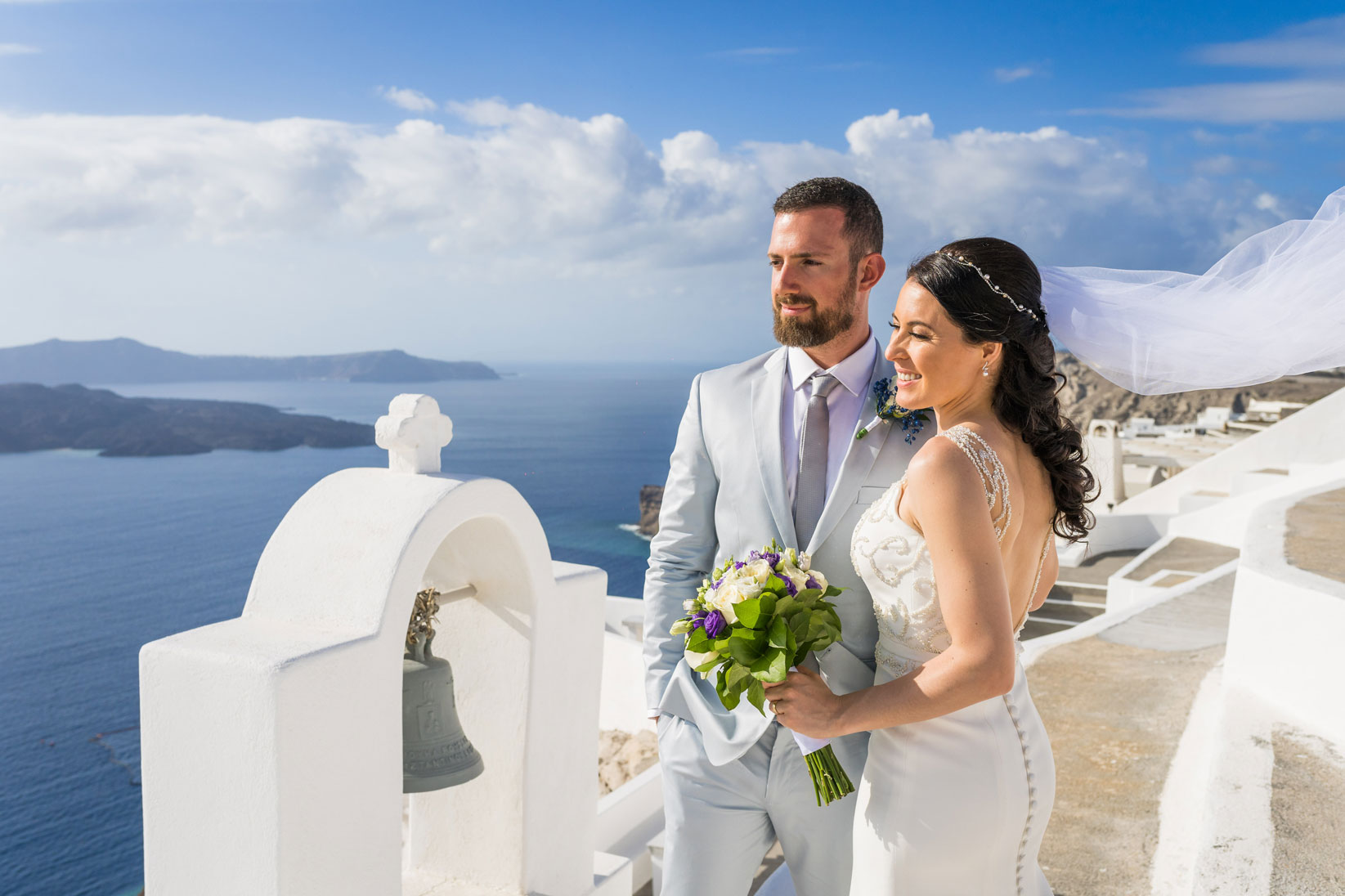 Casamento de Viviane e Matheus em Santorini