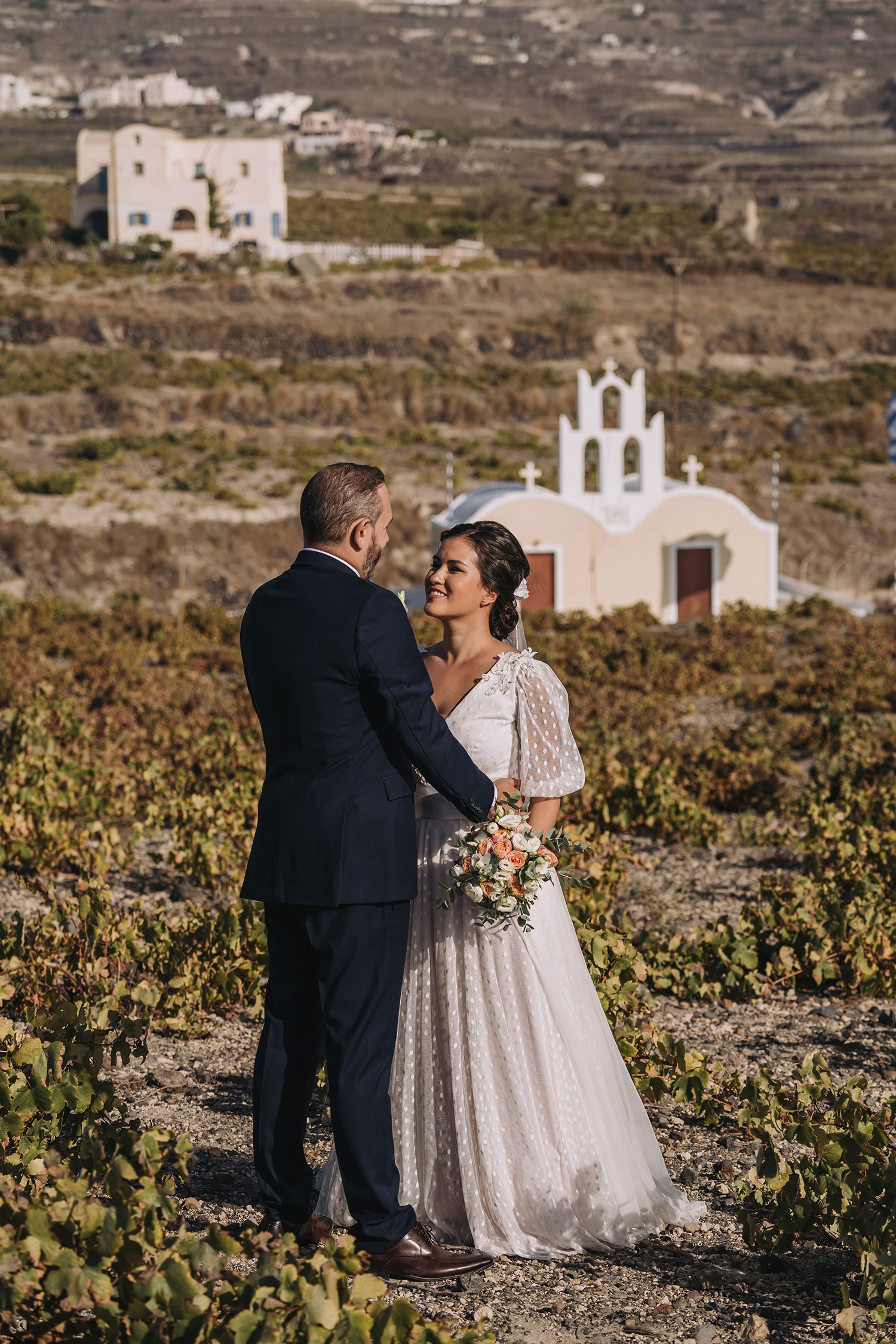 Casamento de Thais e Rodolfo em Santorini