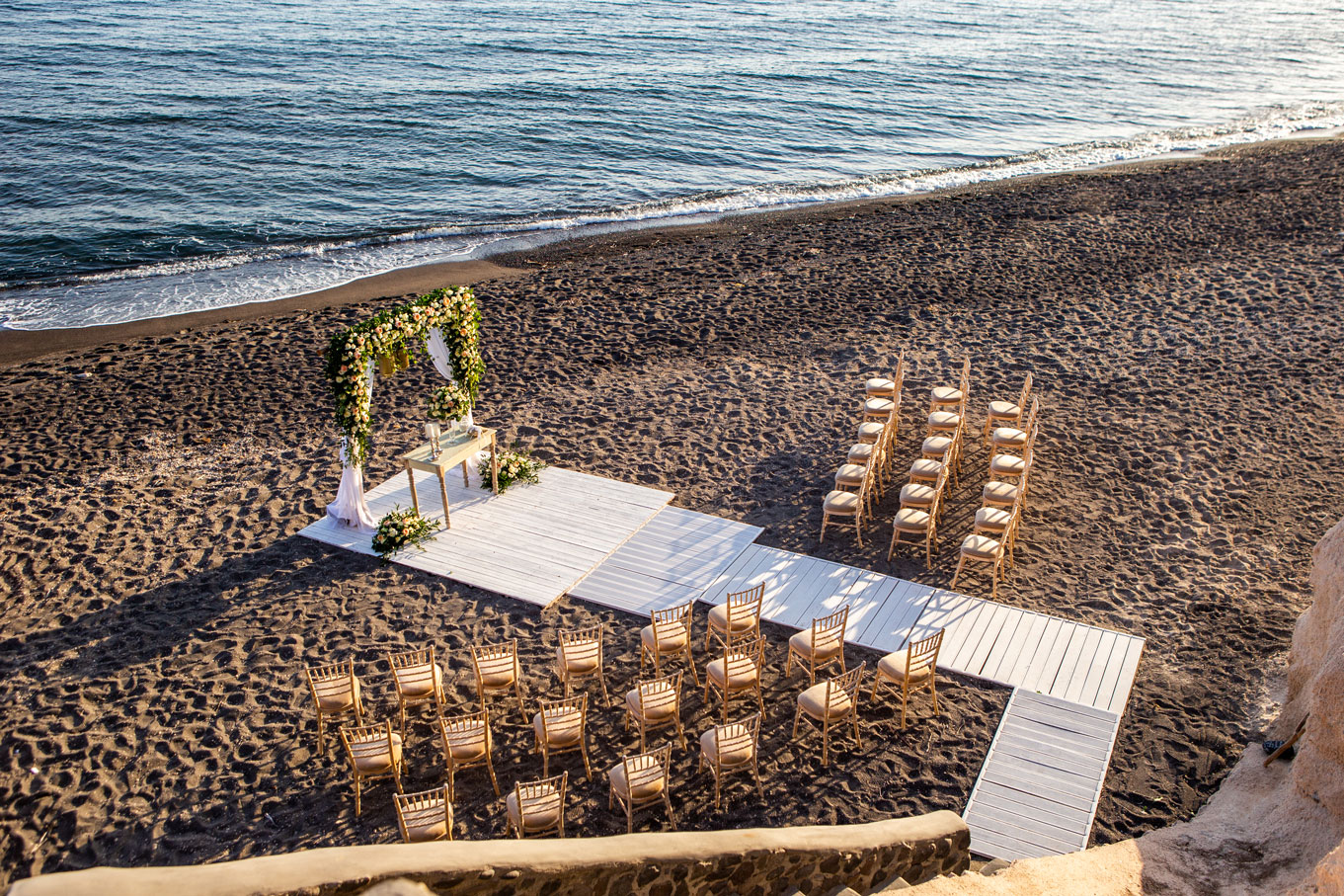 Casamento de Andrea e Andre em Santorini
