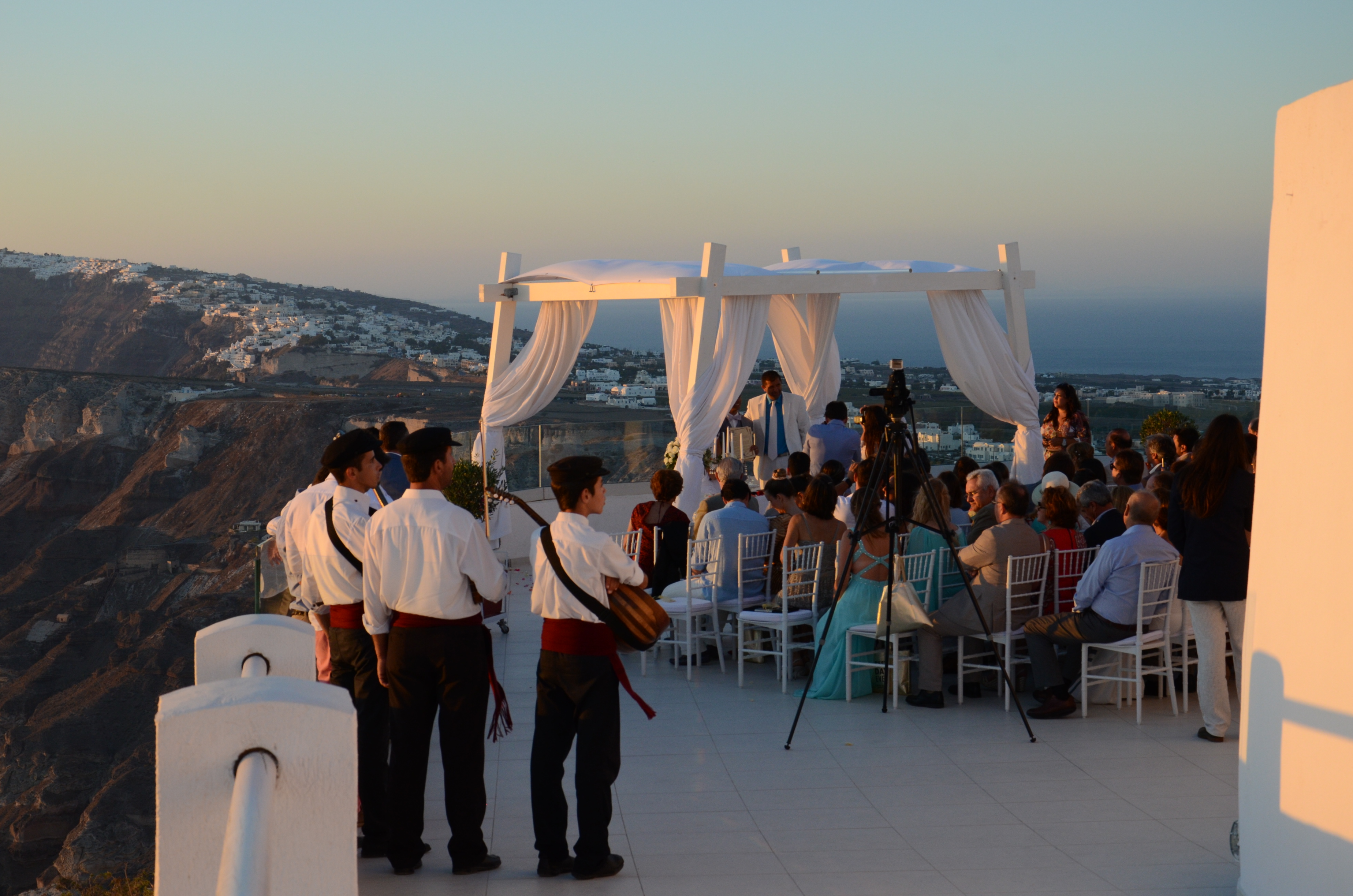 Fotografia do arquivo de Casamento em Santorini