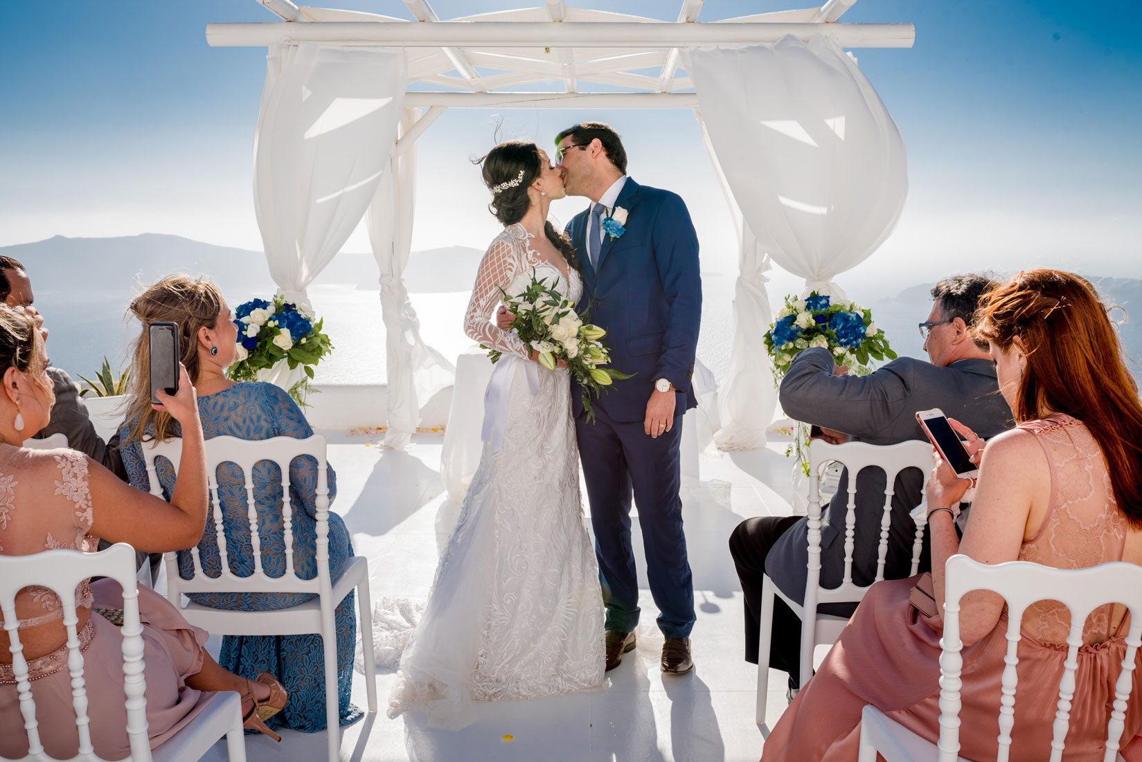 Casamento de Brunna e Rodrigo em Santorini