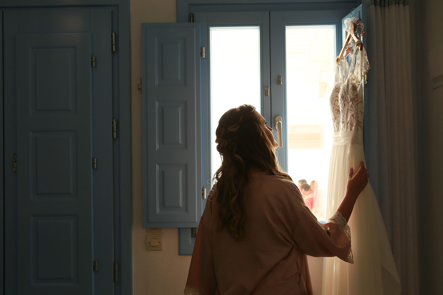 Casamento de Arícia e Daniel em Santorini