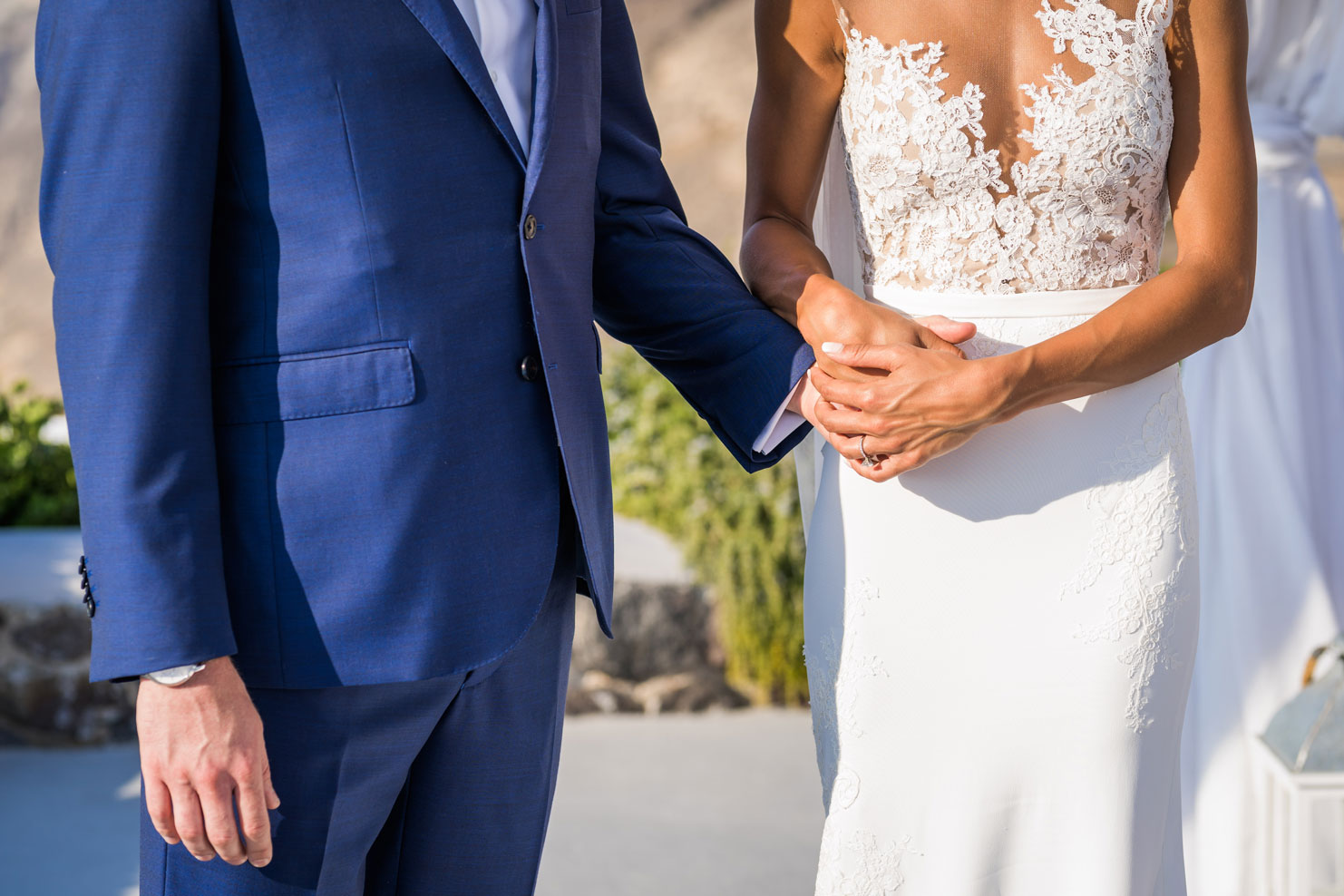 Casamento de Elly e Nick em Santorini