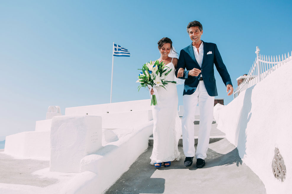 Casamento de Amanda e Vitor em Santorini