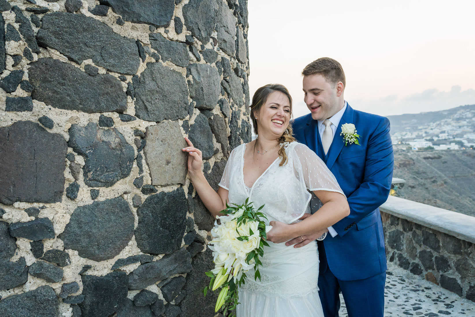 Casamento de Leticia e Gabriel em Santorini