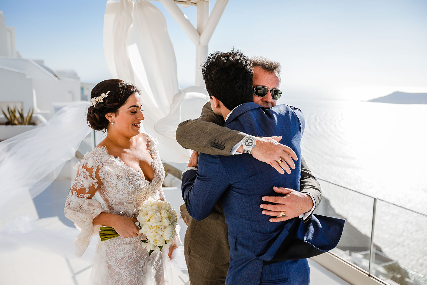 Casamento de Amanda e Alexandre em Santorini