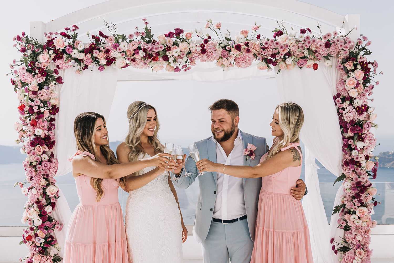 Casamento de Thais e Rodolfo em Santorini