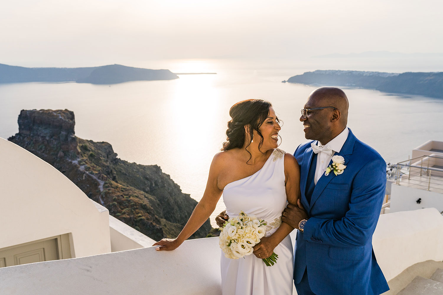 Casamento de Márcia e Arildo em Santorini