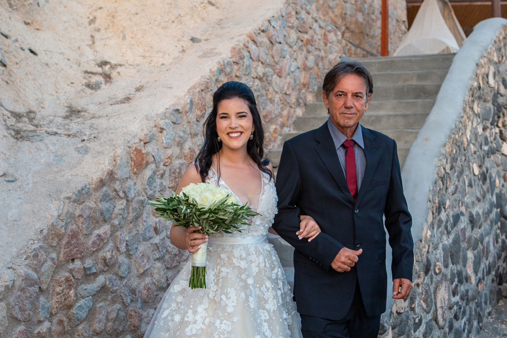 Casamento de Andrea e Andre em Santorini