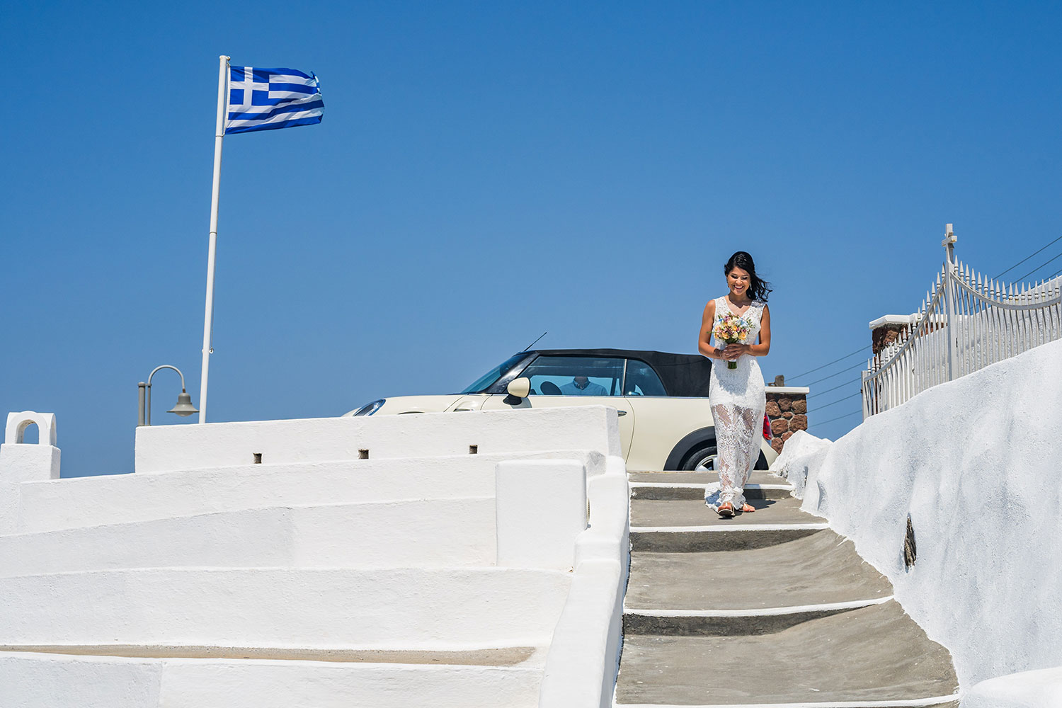 Casamento de Thais e Rodolfo em Santorini