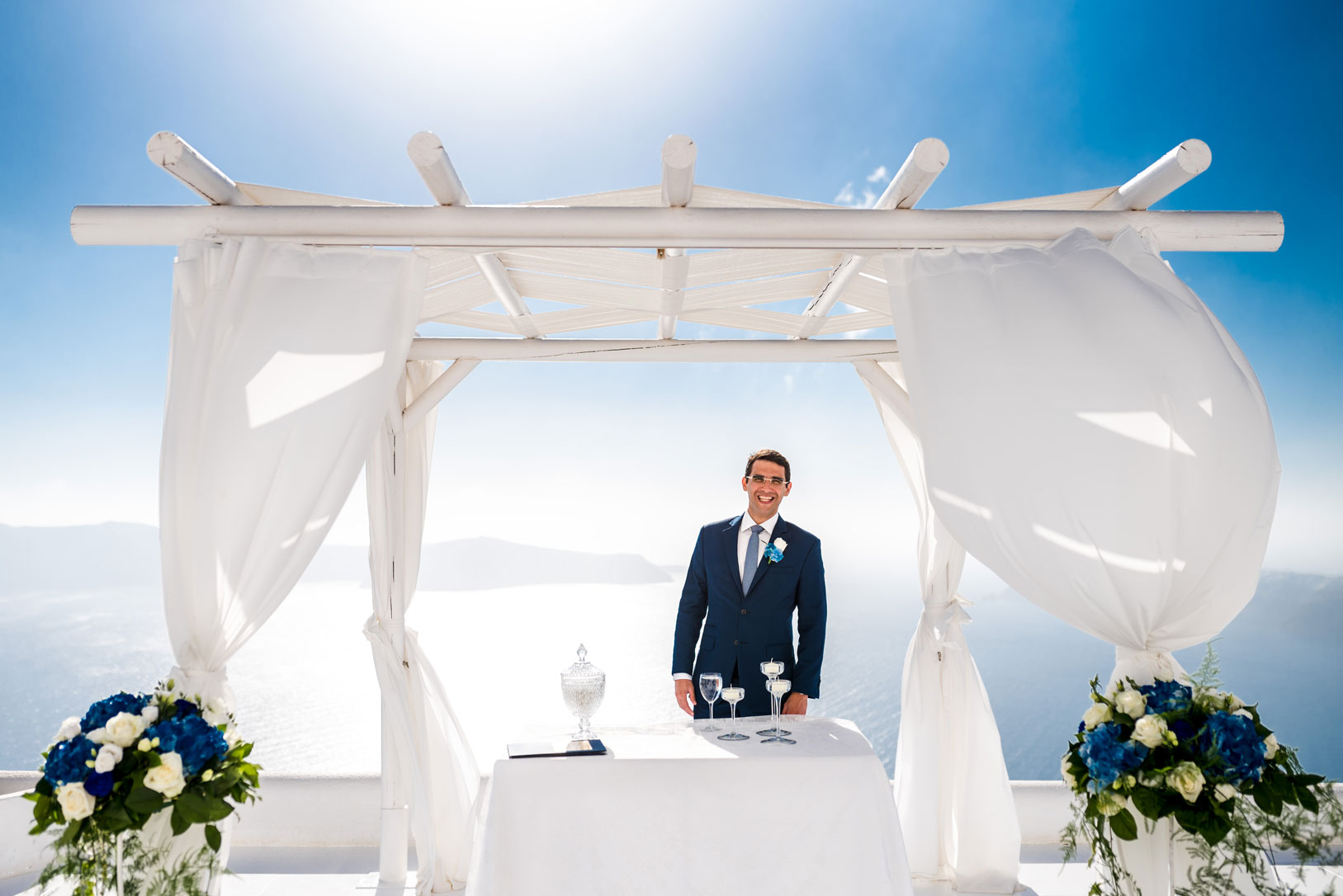 Casamento de Brunna e Rodrigo em Santorini