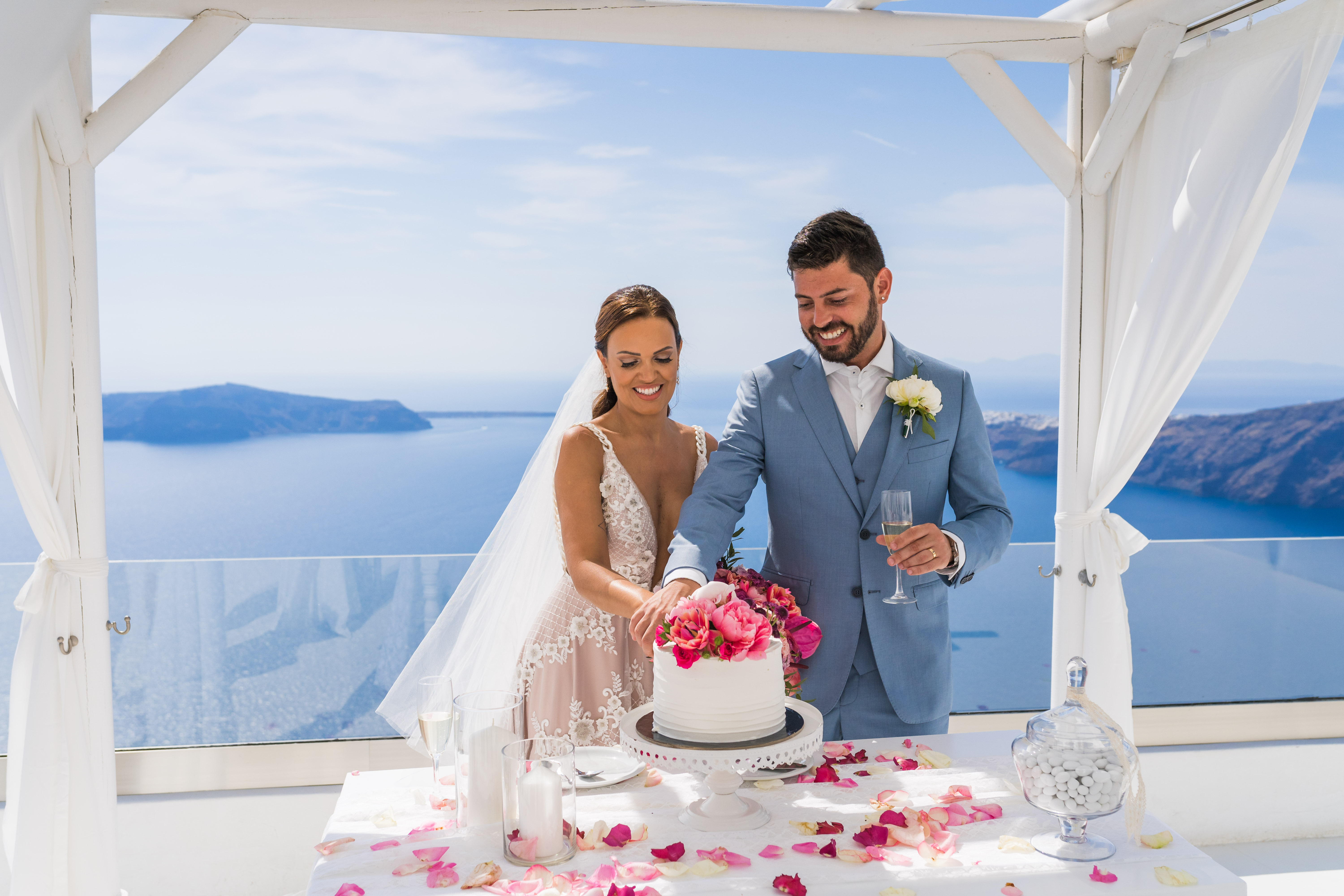 Casamento de Natália e Tiago em Santorini