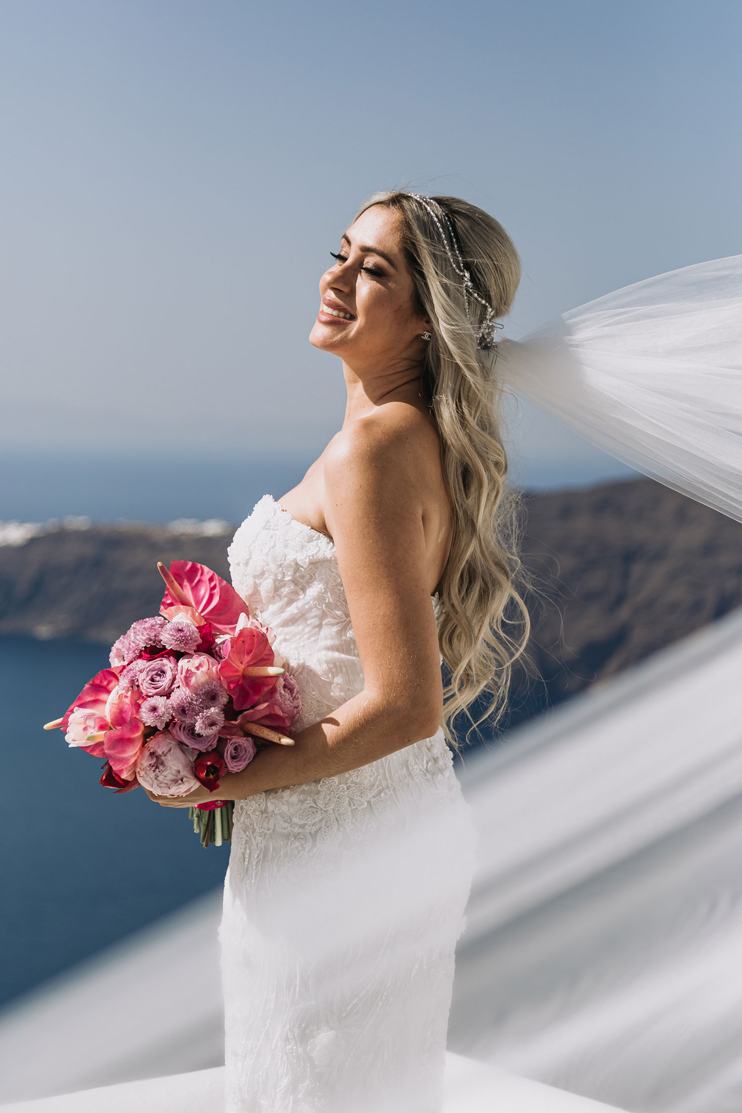 Casamento de Thais e Rodolfo em Santorini