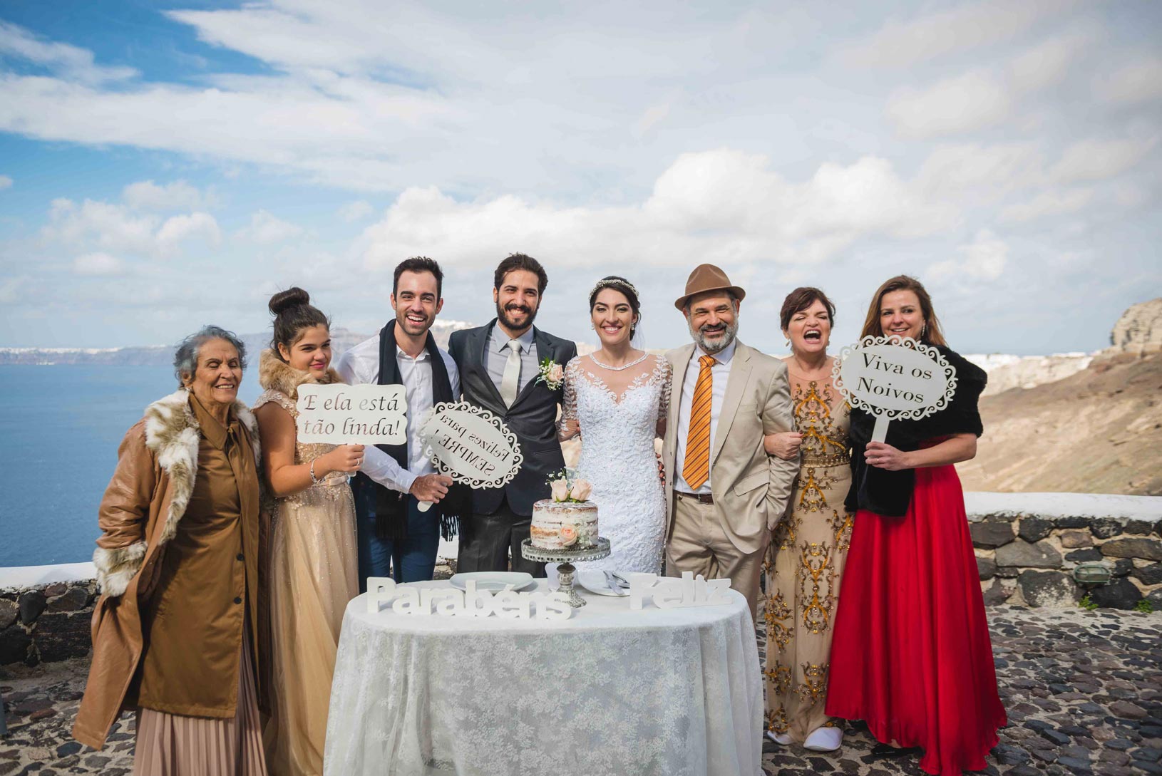 Casamento de Fernanda e Marcelo em Santorini