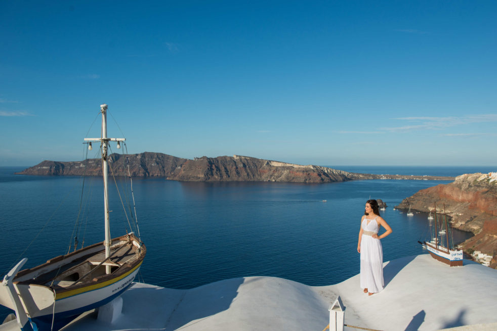 Fotografia do arquivo de Casamento em Santorini
