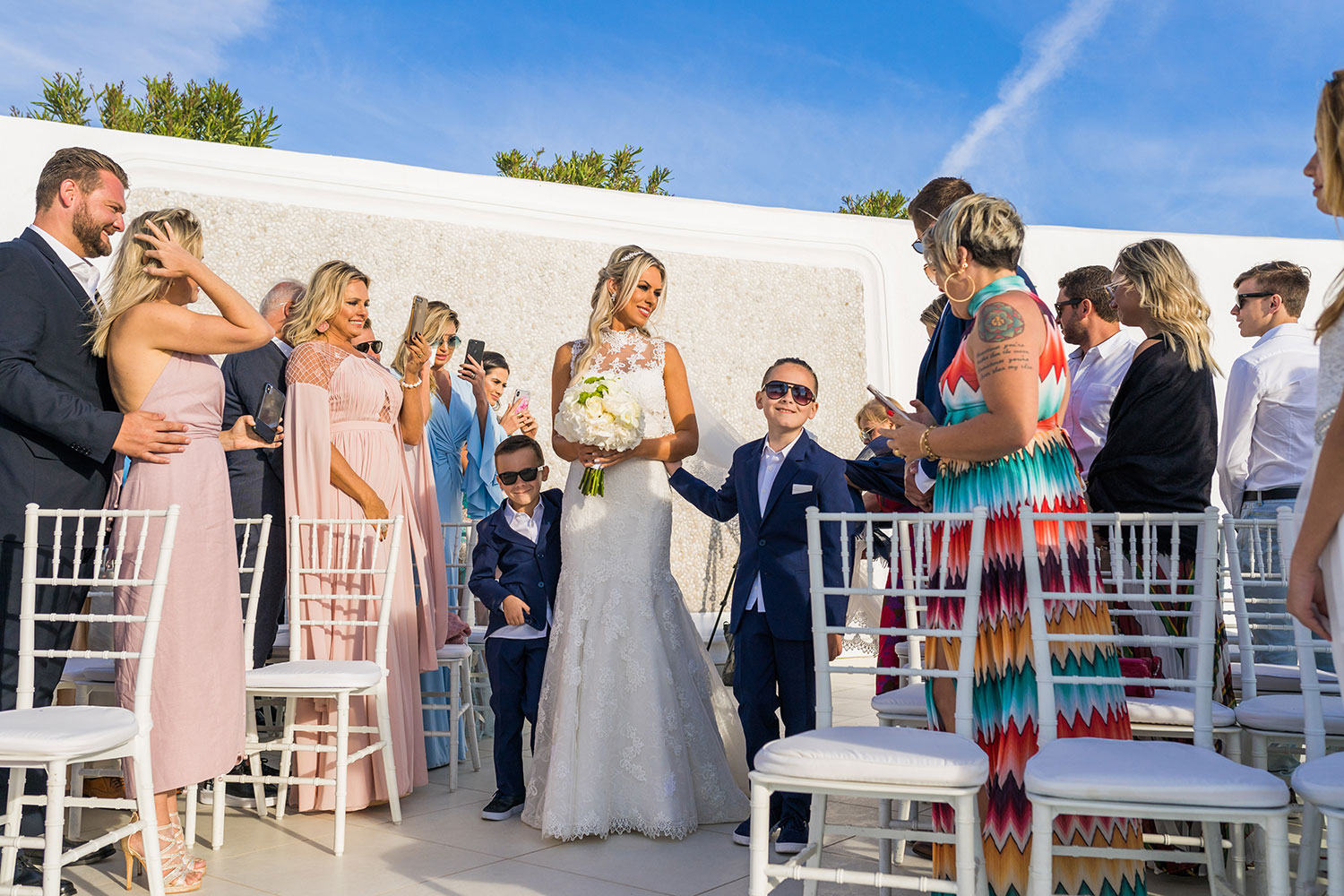 Casamento de Sabrina e Juliano em Santorini