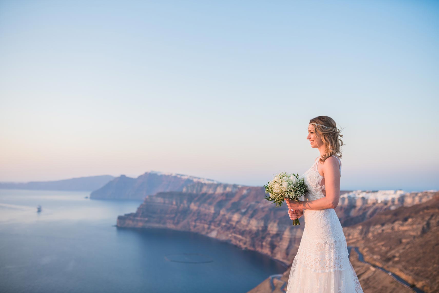 Casamento de Giuliana e Marcos em Santorini