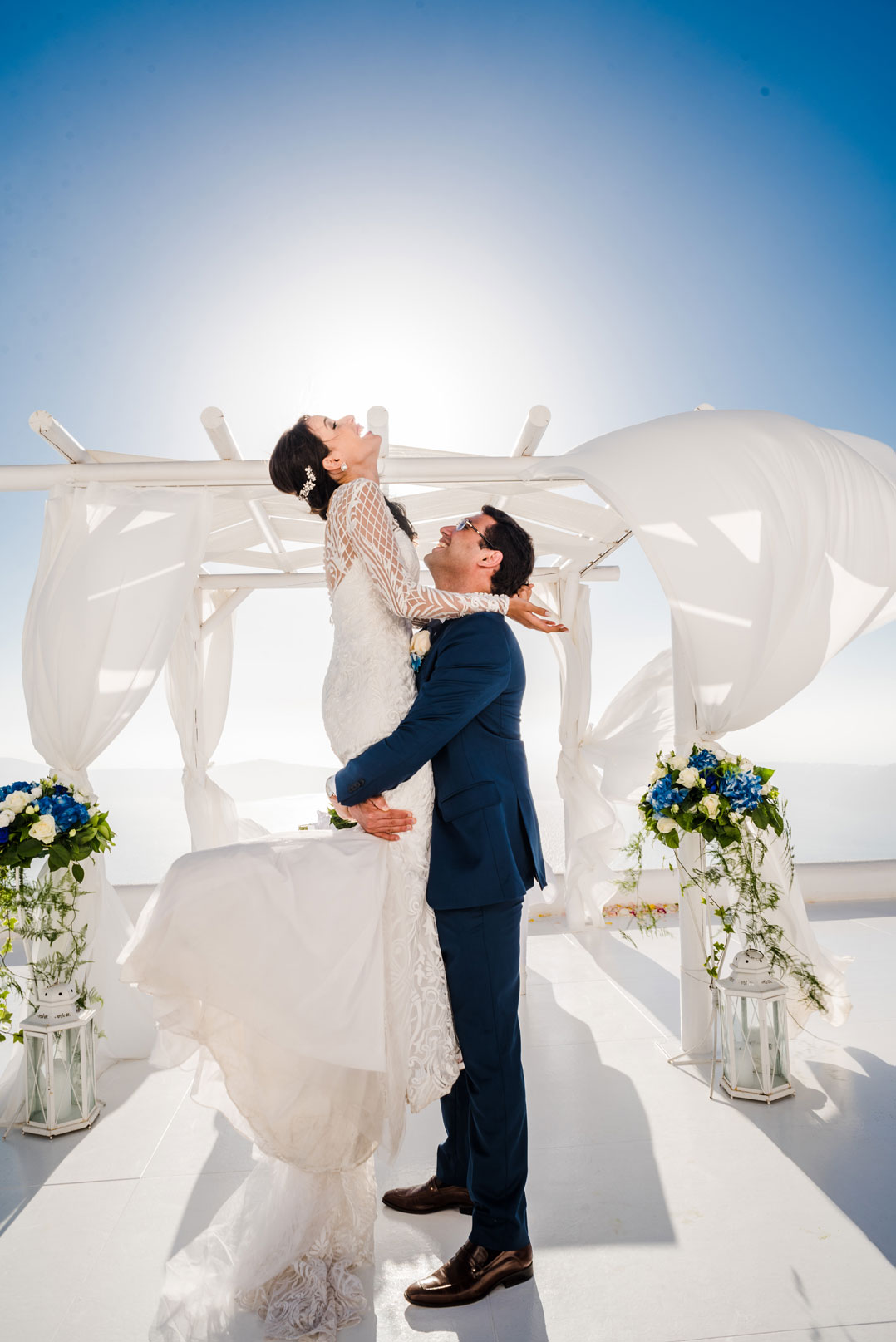 Casamento de Brunna e Rodrigo em Santorini