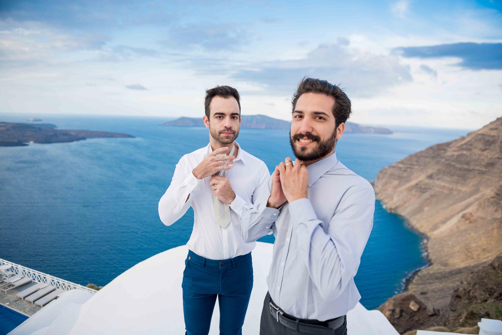 Casamento de Fernanda e Marcelo em Santorini