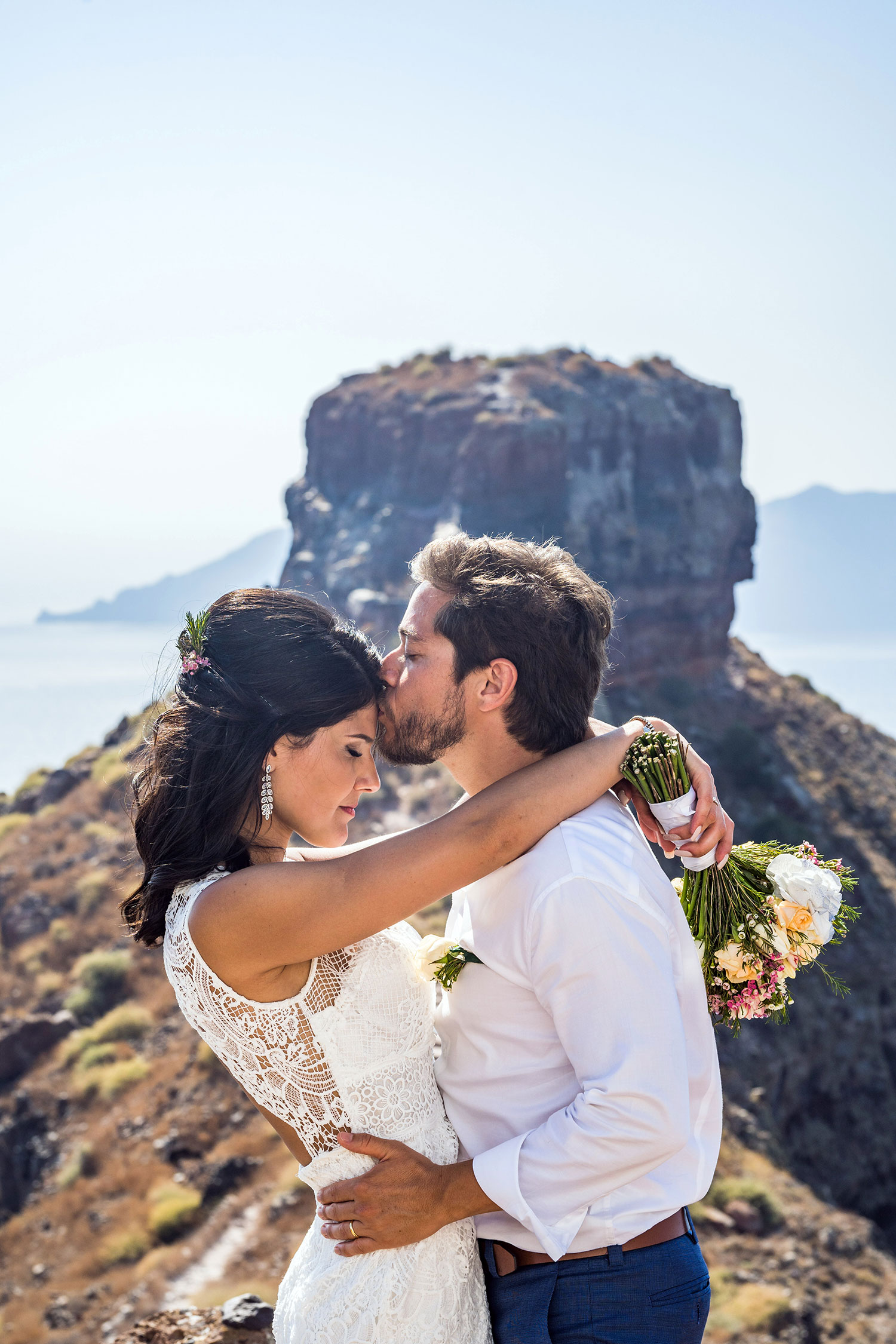 Casamento de Thais e Rodolfo em Santorini