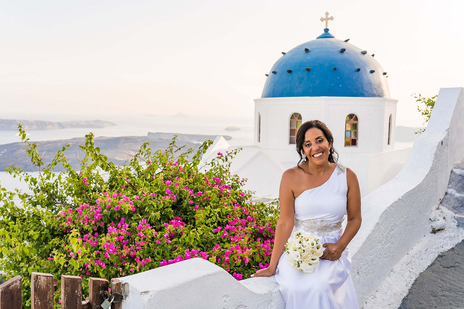 Casamento de Márcia e Arildo em Santorini