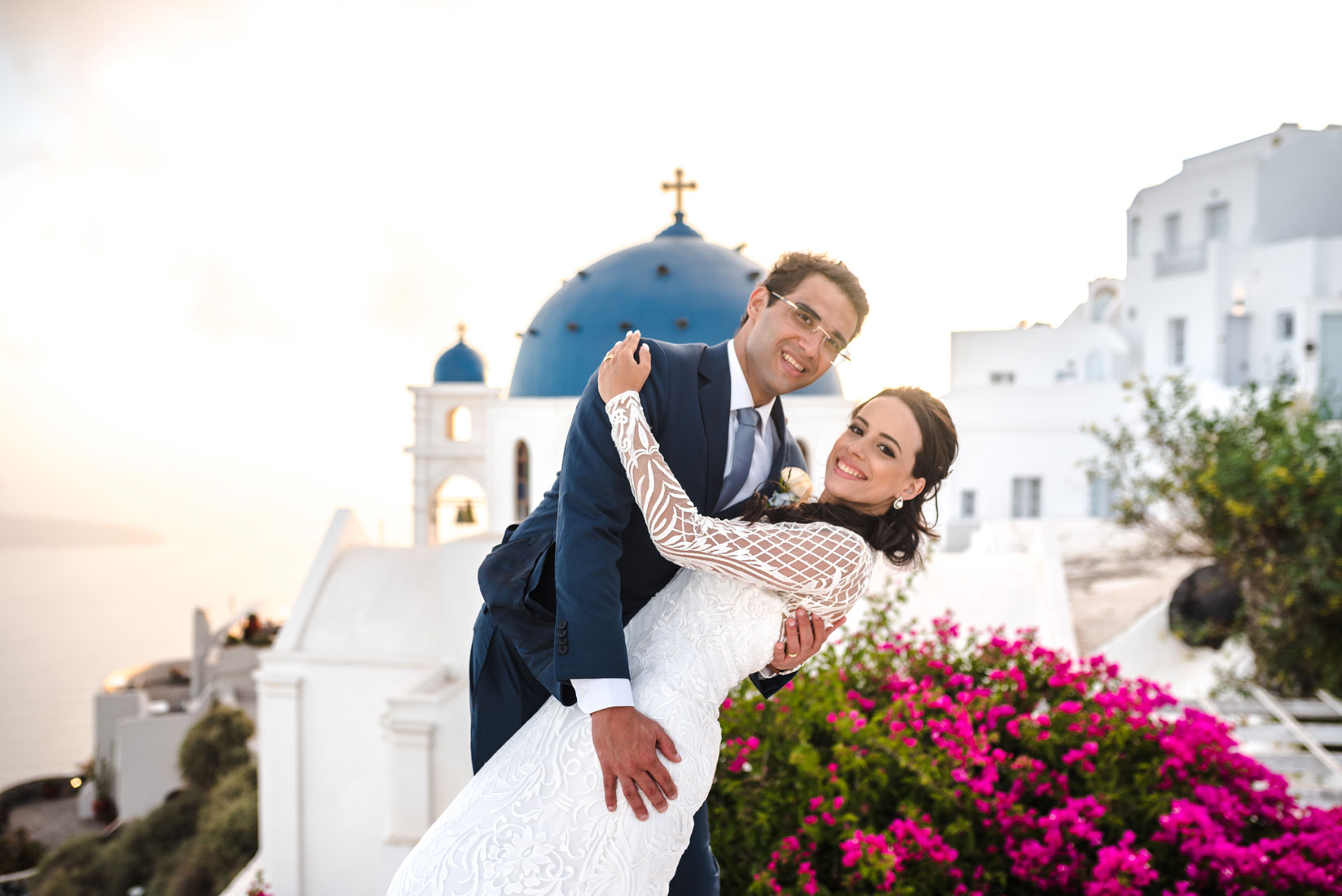 Casamento de Brunna e Rodrigo em Santorini