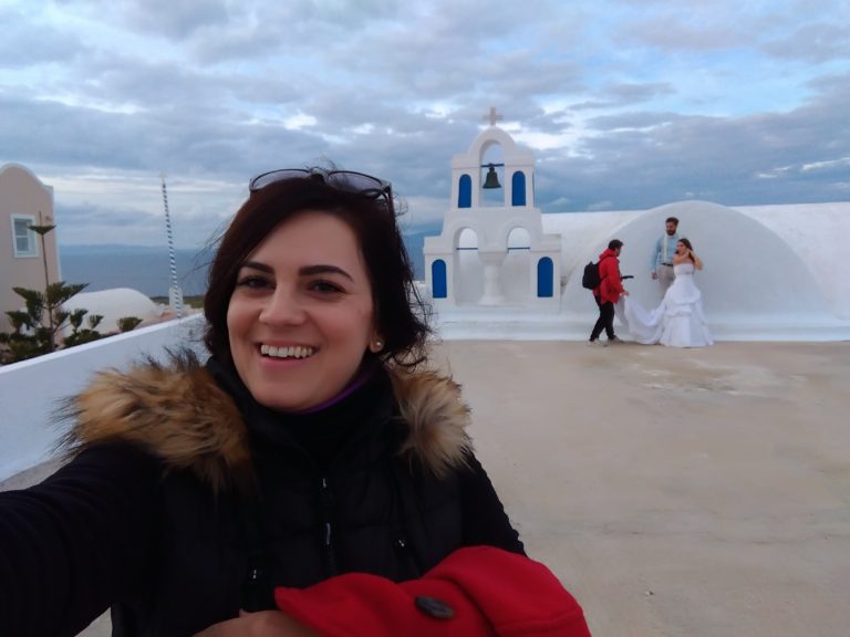 Fotografia do arquivo de Casamento em Santorini