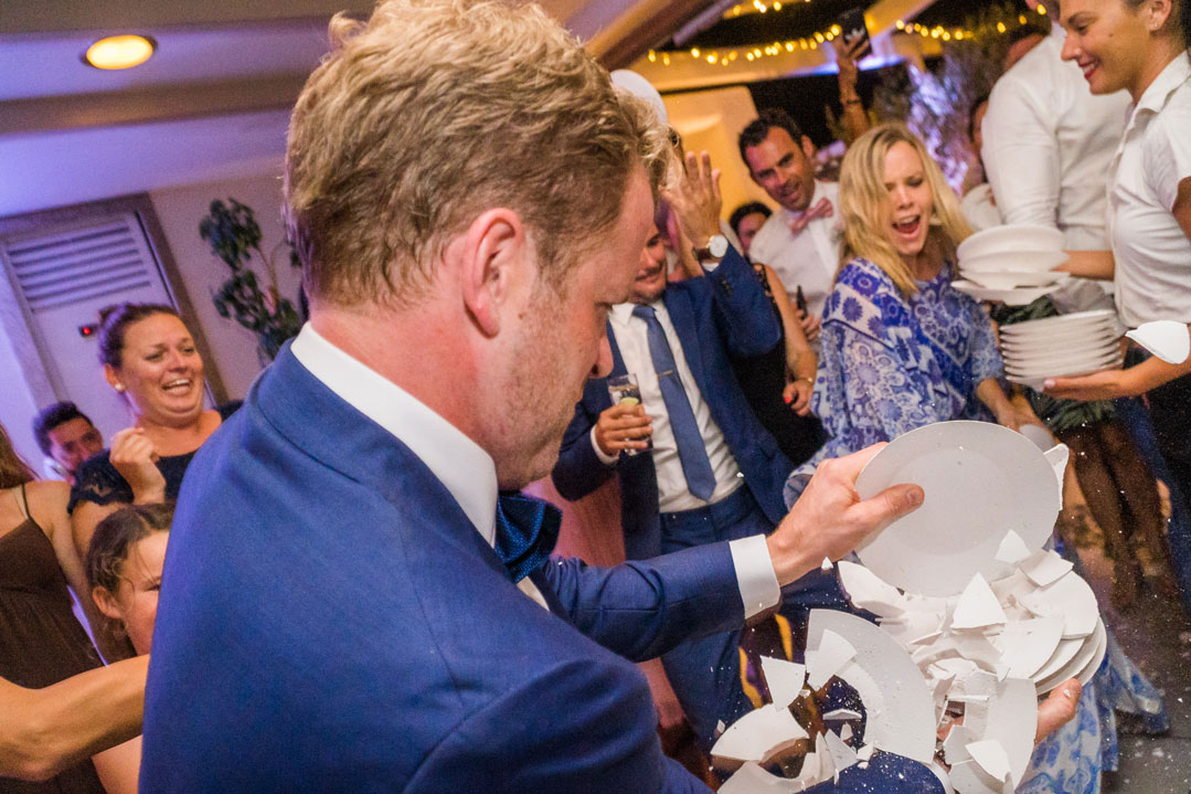 Casamento de Elly e Nick em Santorini