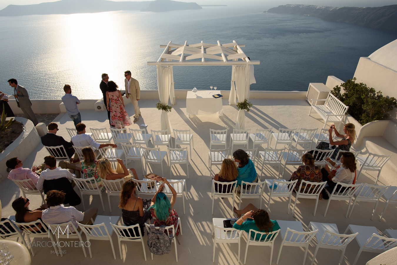Casamento de Eduarda e Gabriel em Santorini