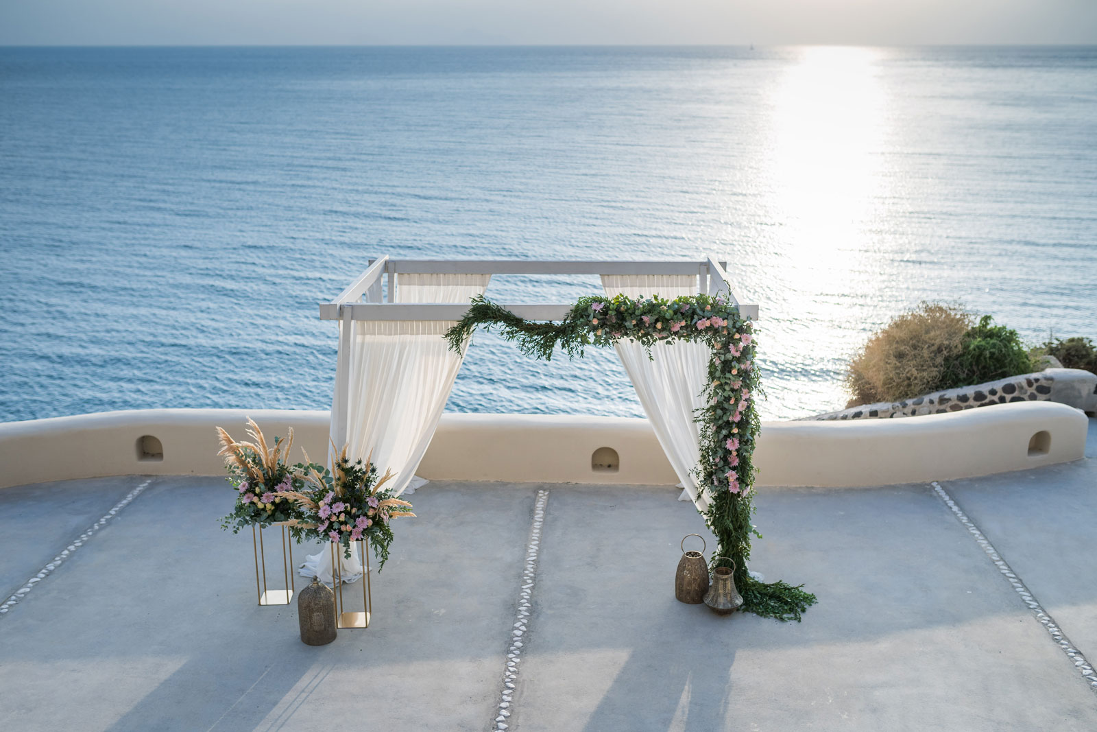 Casamento de Laura e Gabriel em Santorini