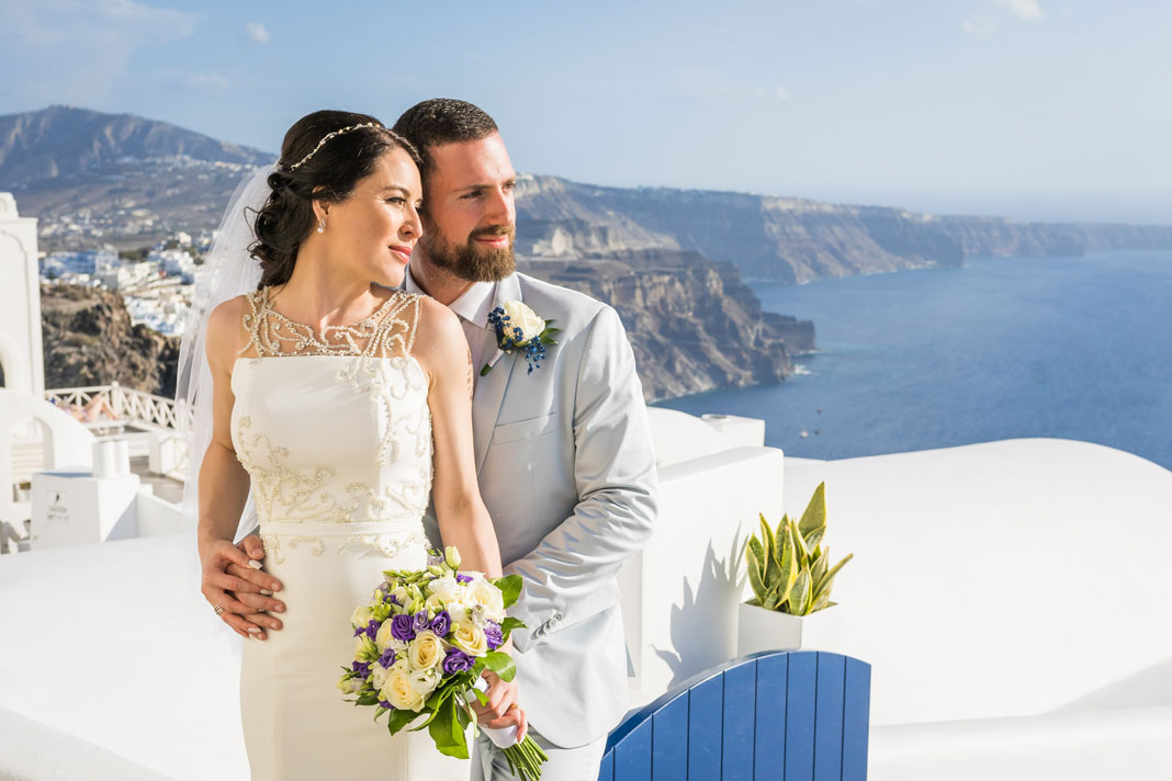 Casamento de Viviane e Matheus em Santorini