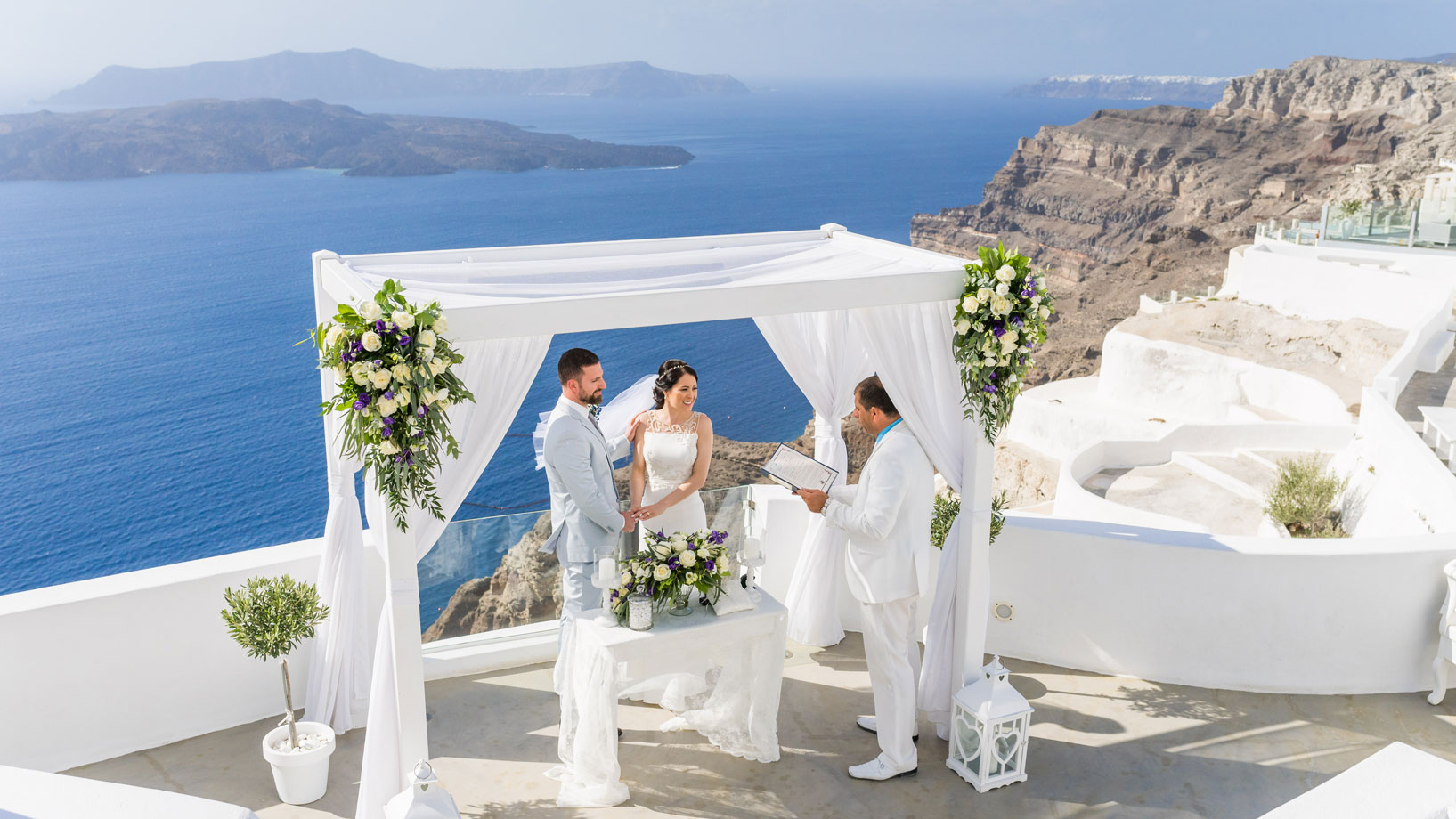Casamento de Viviane e Matheus em Santorini